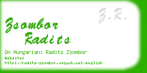 zsombor radits business card